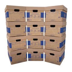 Keep office paperwork organized with UOFFICE file storage boxes.
