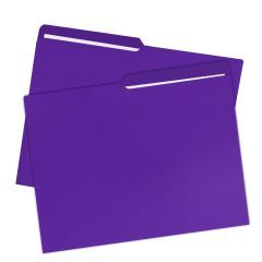 Purpple file folder pack of 100 UOFFICE