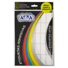 Rectangular Adhesive Labels, 19mm x 40mm, White