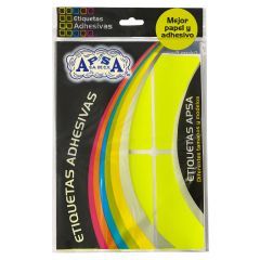 UOFFICE Rectangular Adhesive Labels, 50mm X 100mm Yellow
