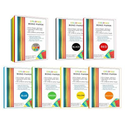 Colored Bond Paper 8.5