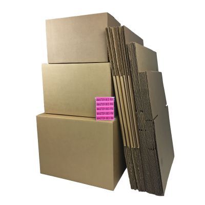 UOFFICE Moving Box Kit with Labels