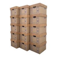 Keep paperwork organized with UOFFICE file storage boxes.
